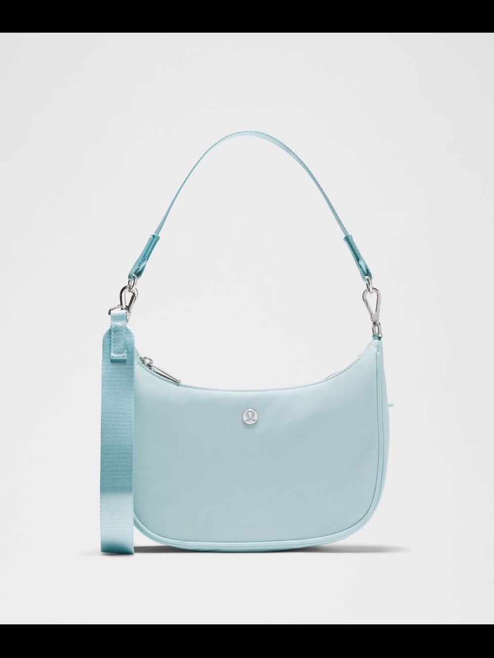 lululemon City Essentials Small Shoulder Bag 3L Light Blue Water-Resistant